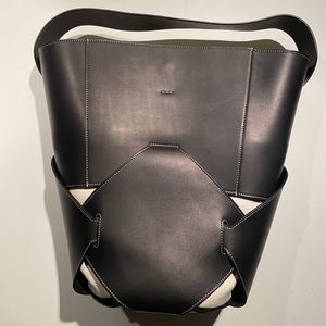 Celine Holdall Bucket Bag Leather